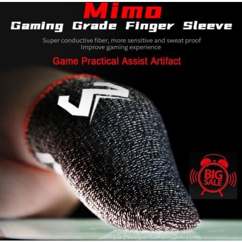 1/2/3 Pairs Phone Games Sweat-proof Gloves Thumbs Finger Cover Non-slip Sleeve For PUBG Touch Screen Practical Assist Artifact