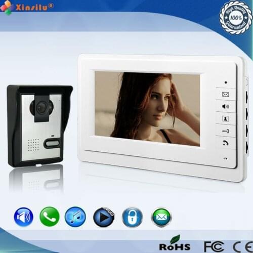 XSL-V70F-L Security Video Door Phone 7inch Screen COMS Camera door bell for villa