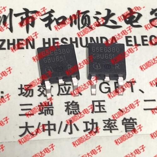 10pcs/lot 65E6380 IPD65R380E6 New Spot TO-252 700V 29A
