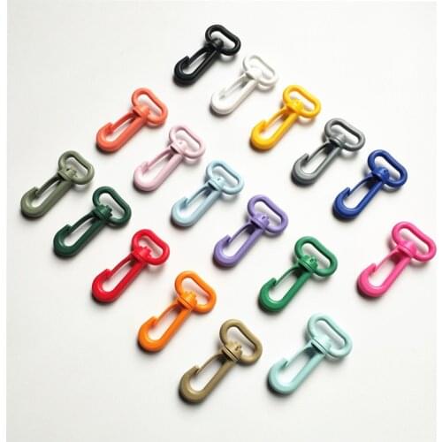 10pcs 20mmPlastic Swivel Snap Hooks Side Release Buckle Paracord Backpack Straps Bag Parts Pets Collar Strap Outdoor