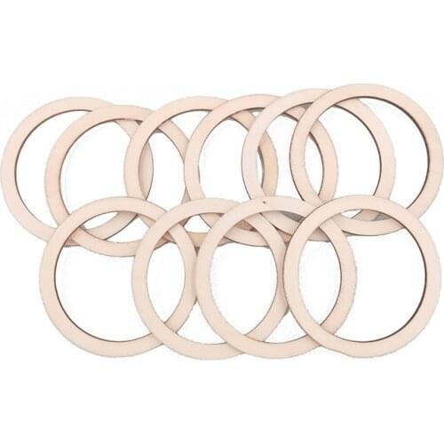 2-7.5cm Round Wooden Drink Coasters Unfinished Wood Circle Cup Coasters for Home Kitchen Office Desk