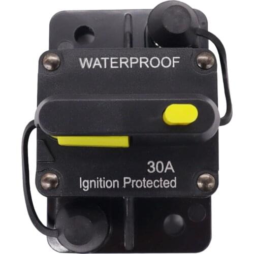 30-300 AMP Manual Reset IP67 Circuit Breaker 12-48V Car Auto Boat Bus Fuse Power Protect Protection