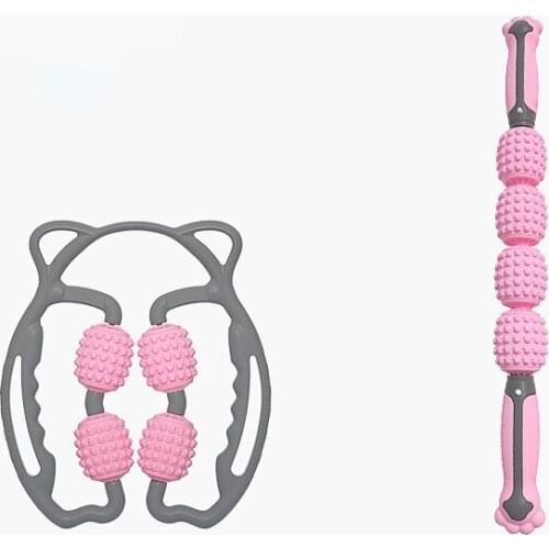 Home Bodybuilding Pilates Yoga Massage Roller Trigger Point Massage Rollers for Muscle Relax Leg Trainer for Sports Accesories