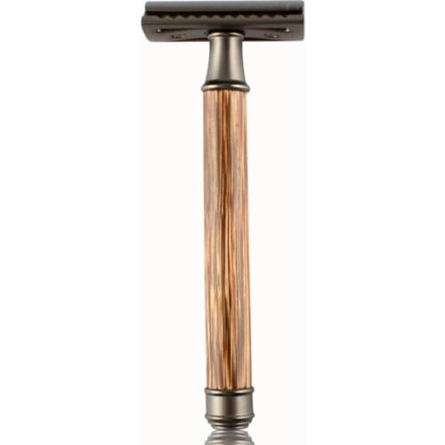 Eco-Friendly Bamboo Handle Metal Safety Shaving Razor
