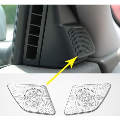 Interior Inner side mirror audio sound decorative molding cover trim for Volvo S40 V50 II 2nd generation 2006-2012 year