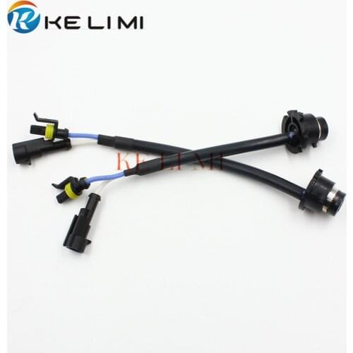 HID Connector D2S Adapter Plug wiring Harness wire base Xenon Bulbs adaptor to OEM Ballast D2S D2 (2pcs)