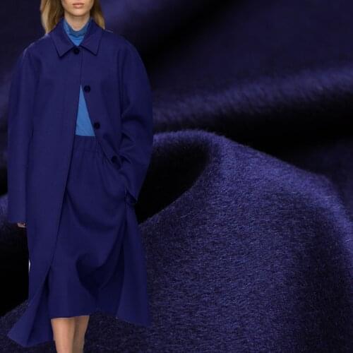 Red Raspberry Royalblue Overcoating Cashmere Wool Garment Materials Women Suits Pants Overcoat DIY Cloth Fabrics Freeshipping