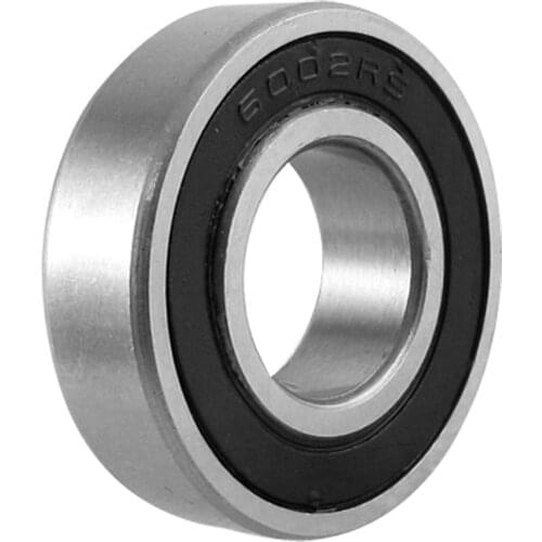KSOL 15mm x 32mm x 9mm Width Single Row Deep Groove Sealed Radial Ball Bearing 6002RS