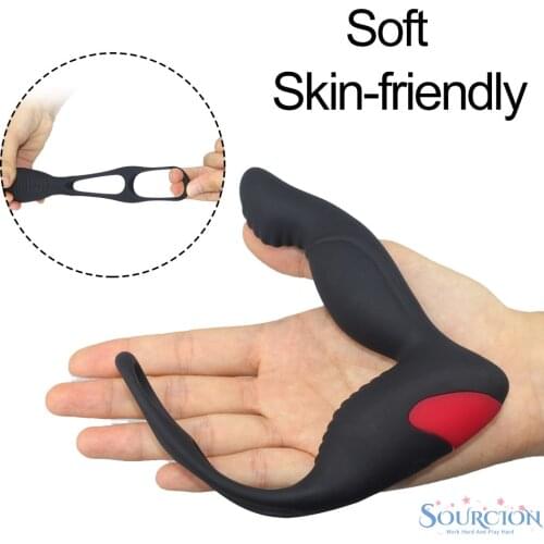 SWT Male Prostate Massager Masturbator Strap-on vibrators Stimulator Sex Toys for A Couple Men Gay Adults Sexshop Anal Plug