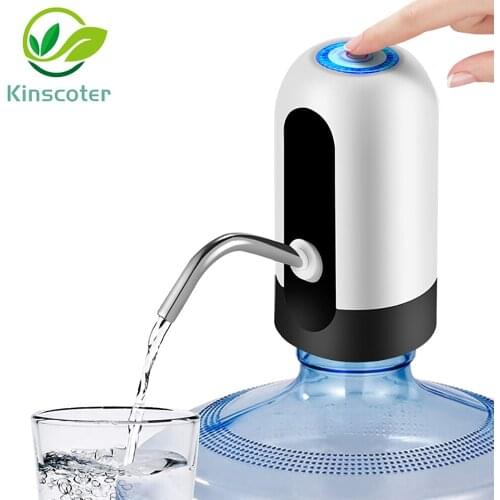Water Bottle Pump Mini Barreled Water Electric Pump USB Charge Automatic Portable Water Dispenser Home Drinking Dispenser