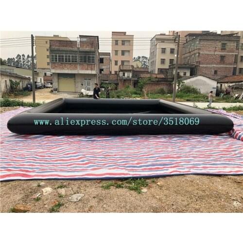 7-meter black square PVC inflatable pool for childrens inflatable swimming pool for sale, can be used for commercial
