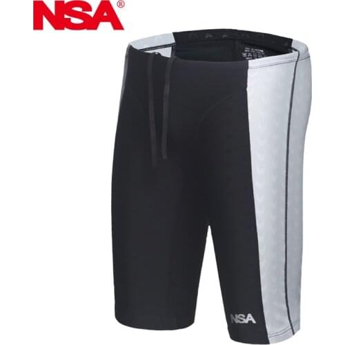 NSA latest swim Jammer lower resistance/50+UPF protection/exceptional breathability/digital printing training&racing swimwear