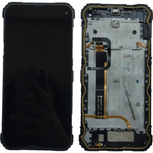 Original 6.88" For Blackview BV6100 BV 6100 LCD Display + Touch Screen Digitizer Assembly + Frame Dispaly Replace Parts Frame