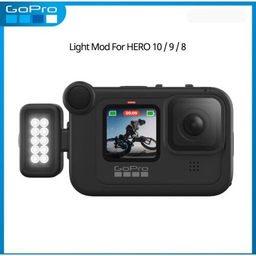 Original GoPro HERO9 Black Light Mod For HERO 8 Waterproof LED Gopro Hero 9 / 8 Black Camera Accessories Light Mod