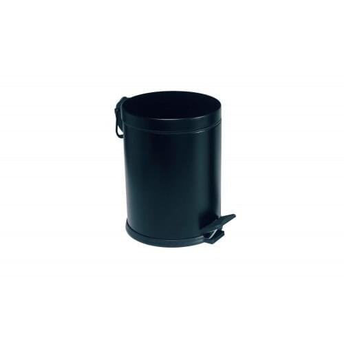 5 Lt Pedal Garbage Bucket Black 25143S