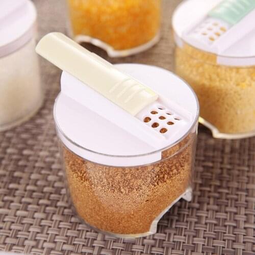 Chili Salt Food Dispenser Storage Box Household Classification Seasoning Tankstorage Box Flour Storage Bottle Kitchen Supplies