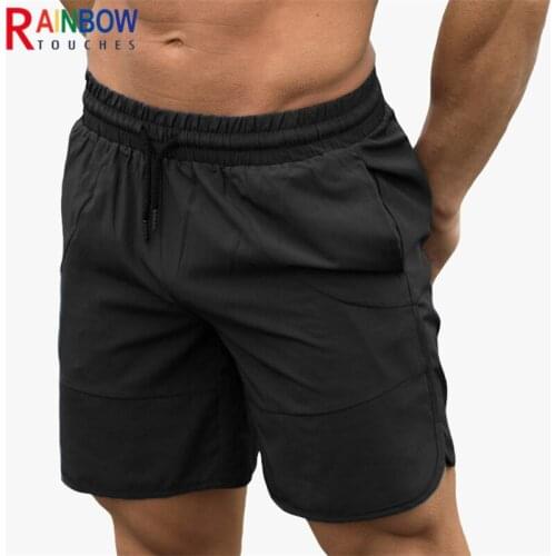 Rainbowtouches Summer New Fitness Shorts High Quality Leisure Sports Running Pants Mens Basketball Training Quick Drying Pants