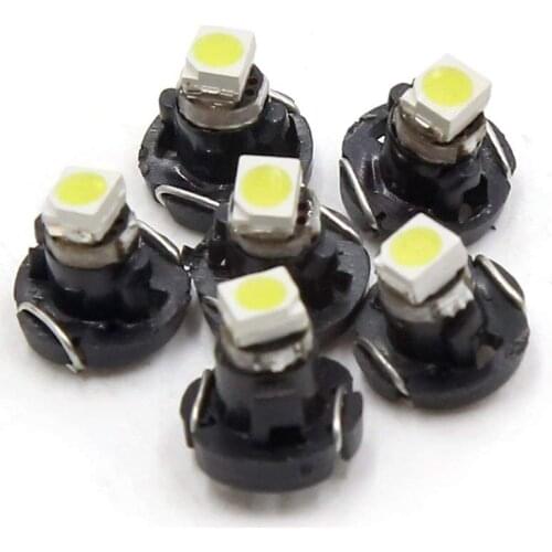 Uxcell 6 Pcs T3 White 3020 LED Car Dashboard Panel Light Lamp Bulb Interior