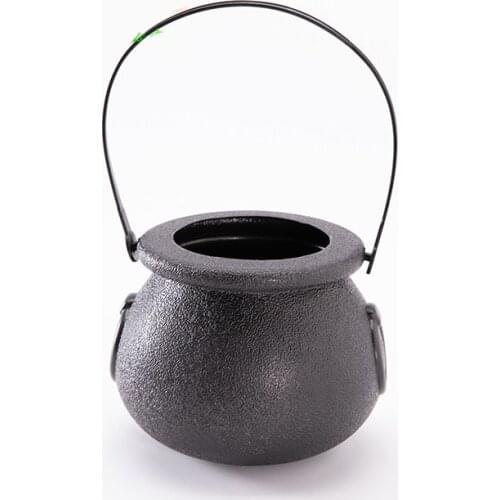 12 Pcs 6*6cm Pumpkin Bucket Halloween Witch Simple Pattern Bucket Skeleton Nightclub Bar Scene Decor Simulation Fire Pattern