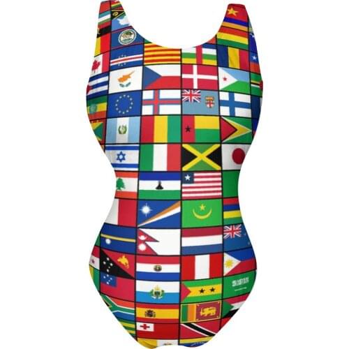 Women 2021 Sexy Bikinis The World S Flags Women Swimsuit Womens Top Women Beach Wear