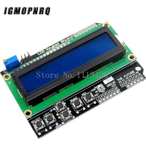LCD Keypad Shield LCD1602 LCD 1602 Module Display blue screen For Arduino