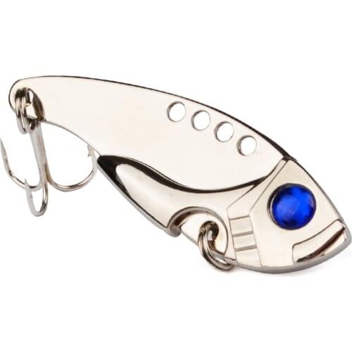 1PCS Fishing Lures VIB Sequins Hard Bait 60mm Artificial Wobblers Fishing Bait 3D Eyes Spinning Diving Perch Carp Fishing tackle