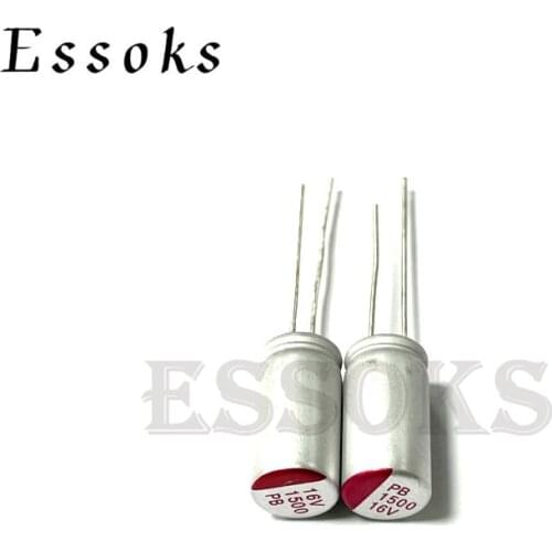 10pcs 16V 1500uF 10X12 10X15 10X16 8X16 mm Super Low ESR 16V1500uF For Motherboard Solid Capacitor Capacitors