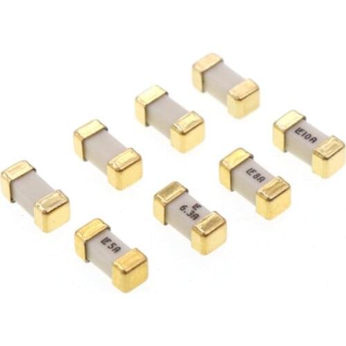 1808 125V 250V AC 0451 SMD Fast blow Fuse 0.5A 0.75A 1A 2A 3A 4A 5A 6.3A 8A 10A 12A 15A 500MA 750MA 2410 ultra-rapid fuses