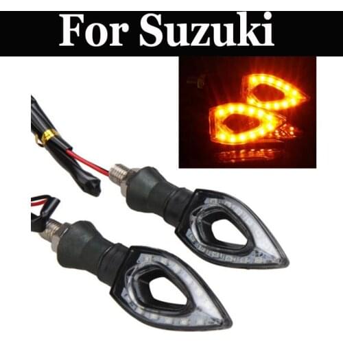 2pcs Motorcycle Turn Lights Led Decorative Motorbike Lights For Suzuki Intruder C800 M1500 M800 Ls650 Gt250 250x7 380 500b 550