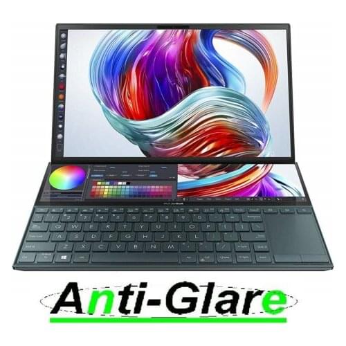 2PCS Anti-Glare Screen Protector Guard Cover Filter for 14" Asus ZenBook Duo UX481 NanoEdge Screen Laptop