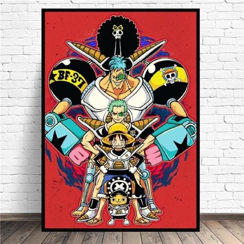 One Piece Level Anime Art Canvas Poster Prints Home Wall Decor Painting