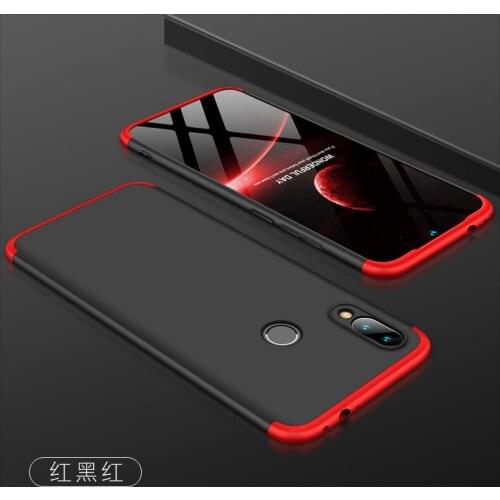 For Xiaomi Redmi Note 7 Pro Case Hard 3 in 1 Matte Armor Hybrid back cover case for xiaomi redmi note 7Pro 360 full cover shell