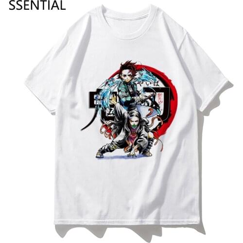 Demon Slayer T Shirt Men Anime Manga Kimetsu No Yaiba T-Shirt Male Harajuku Inosuke Tanjiro Rengoku Kyoujurou Tshirt Cotton Tees