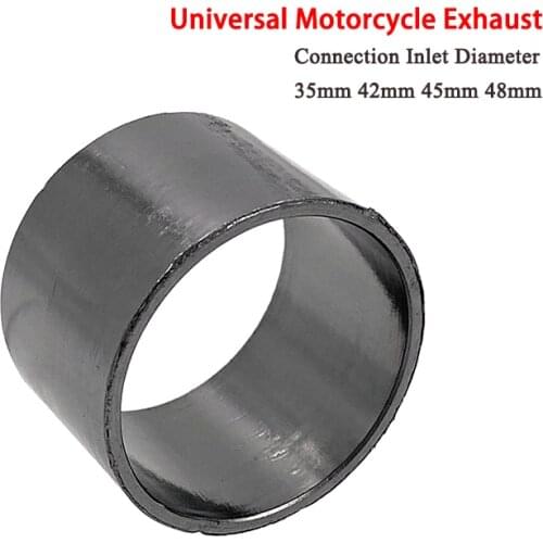 ID 28 32 38mm OD 37 40 48mm Motorcycle Exhaust Pipe Graphite gasket Muffler Silencer Connector Dirt Pit Bike MOTO Accessories
