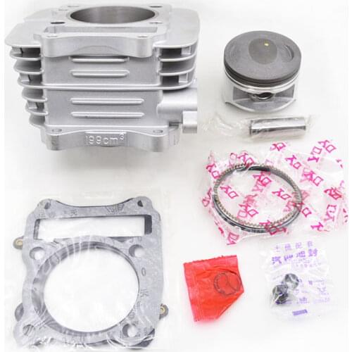High Quality Motorcycle Cylinder Piston Ring Gasket Kit For Qingqi QM200GY GTX200 GS199 QM GTX 200 200cc Engine Spare Parts