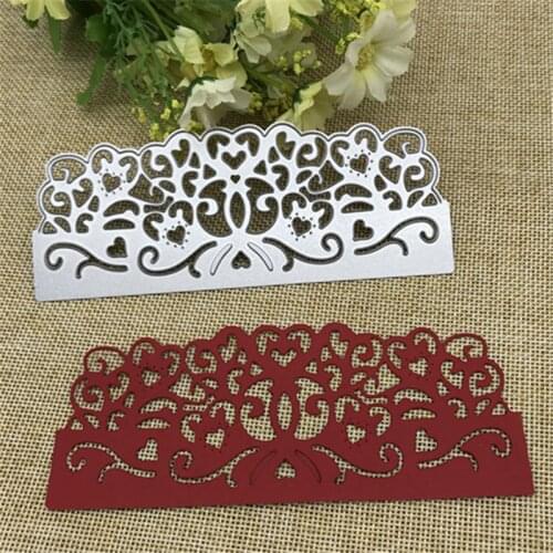 Lace Edge Border Frame Metal Cutting Dies Stencils For Card Making Decorative Embossing Suit Paper Cards Stamp DIY
