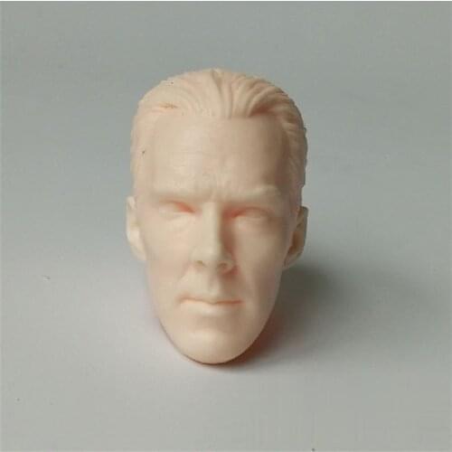 Unpainted 1/6 Scale Movie Character Benny Head Sculpt Head Model For Action Figure Dolls Body Sketch Practice