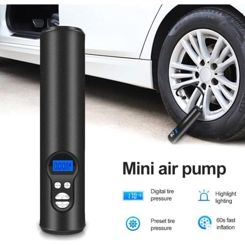 12V 150PSI Portable Universal Car Air Compressor Mini Inflatable Electric Pump Rechargeable Pump With LED Emergency Light
