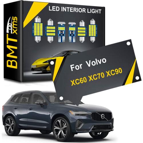 Seker For Volvo XC60 XC70 XC90 Canbus Interior LED Vehicle Lights Accessories Car Inside Parts Map Dome Reading Trunk Lamp Bulb