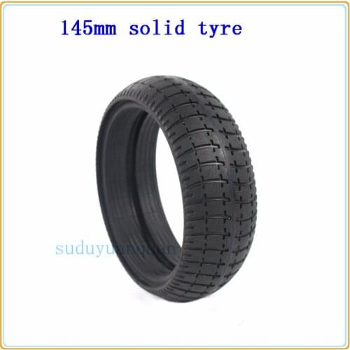 1 pcs good quality 6 inch 145 MM electric scooter tire 145*48 mm vacuum flameproof solid tire for Childrens trolley