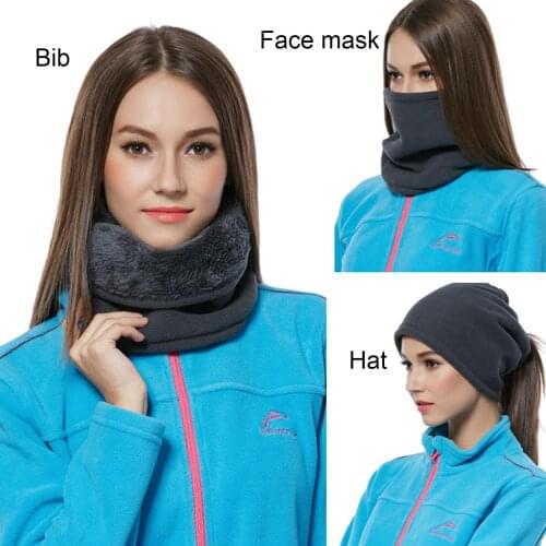 Outdoor Winter Men Women Warm Motorcycle Multifunctional Shawl Snood Fleece Neck Scarf