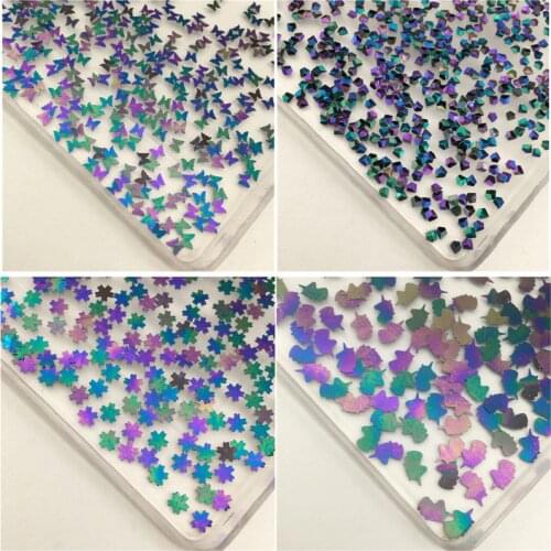 20g/Pack Size AB Black 320 Ultrathin Nails Glitter Sequins For Nail Art Decoration Body Art Painting Nail DIY Decoration