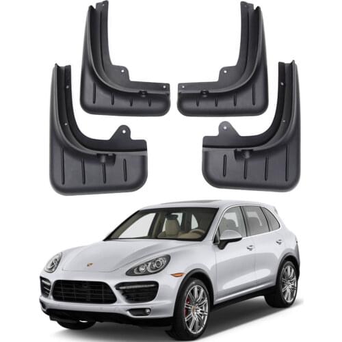 Top Quality Mudflaps for Porsche Cayenne 2011 2012 2013 2014 2015 2016 2017 Car Fender Flares Splash Guards Mud Flaps Mudguards