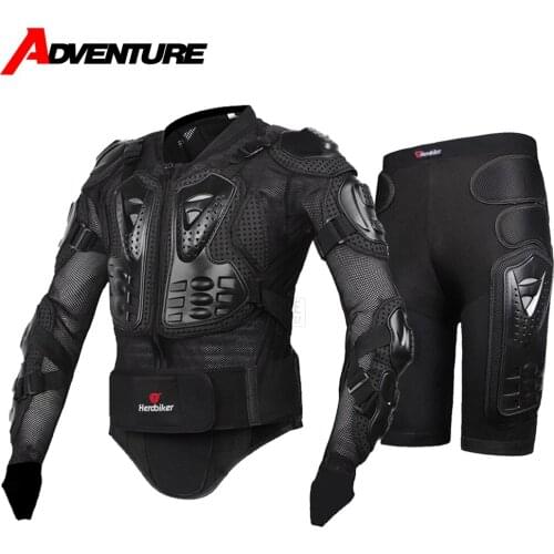 HEROBIKER Motorcycle Protective Jacket Suit Body Motorcycle Armor Waterproof Body Protector Riding Motocross Racing Armor Men