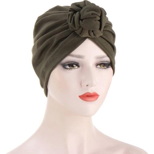 Women Muslim Turban Hat Cancer Chemo Cap Hair Bonnet Head Scarf Wrap Cover Ladies Hijab Hijab Cap Muslim Scarf wrap bandana