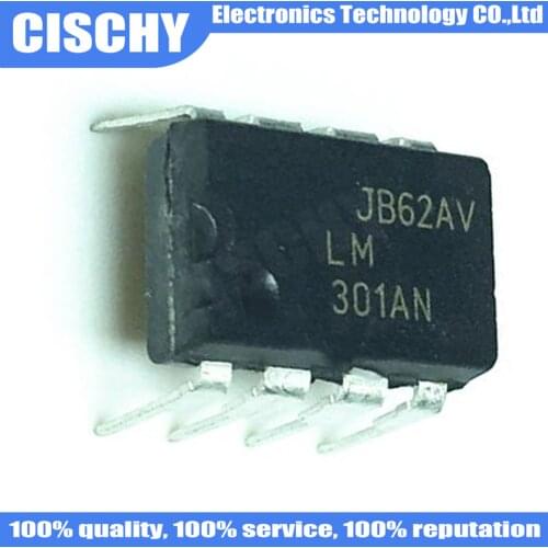 10PCS LM301AN DIP8 LM301 DIP LM301A DIP-8 LM301P 301AN LM301N