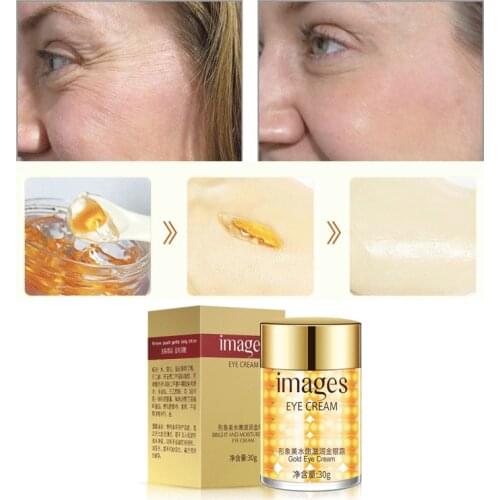 30ml 24k gold eye cream essence cosmetics bags removal eyes serum lifting visage wrinkle anti-aging dark circles bioaqua under