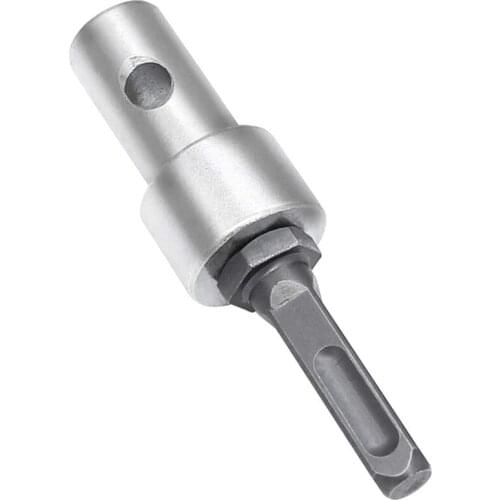 Electric Drill Bit Adapter,4.1 Inches Long Thread Keyless Drill Bit Chuck Adapter Round Shank,Suitable for Impact Drills