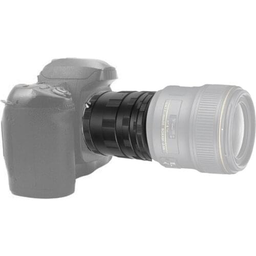 Camera Adapter Macro Close-up Mount Ring Lens Extension Tube Kit for Canon EOS for Nikon AI for Sony NEX for Fuji FX DSLR