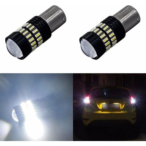 AGLINT 2PCS BA15 1156 P21W Automotive Led Bulb Car Turn Signal Light Led Brake Light White Red Yellow 12V 24V